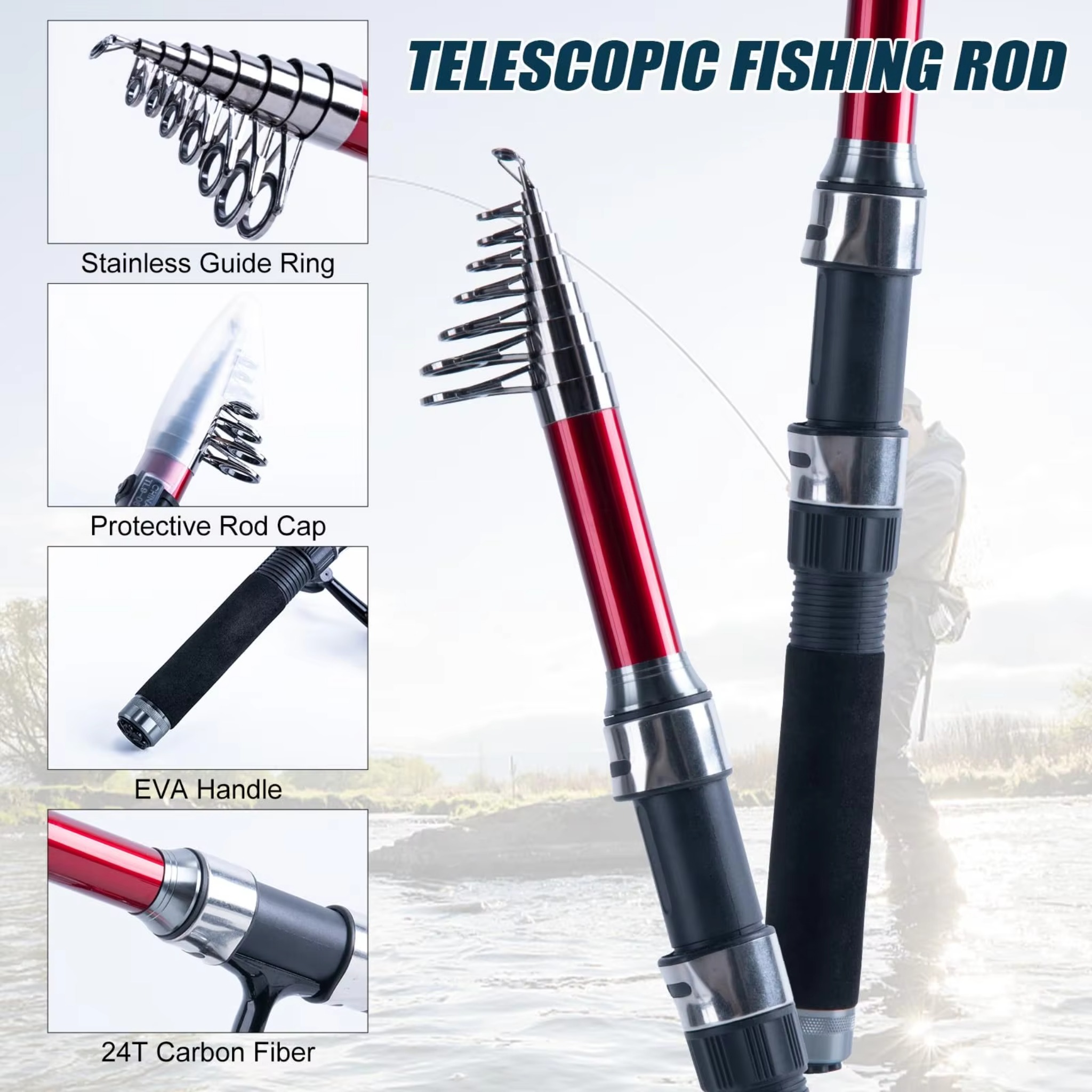 Goture 2 Adet Teleskopik Karbo - Reel Bag incelemesi ve fiyatı